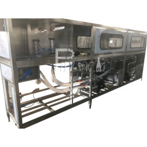 Línea de llenado de botellas de galón, incluye cepillo decapador, lavado de cuello, etiquetado e impresora, planta completa, 100BPH / 200BPH - Product Image 5