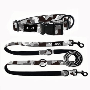 <span class=keywords><strong>Collar</strong></span> y correa para perro con patrón ajustable, manos libres, táctico, alta calidad - Product Image 4