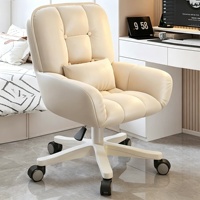 Chaise mobile rotative de luxe au design nordique moderne avec certification CE européenne - Chaise de bureau pour hôtel, appartement