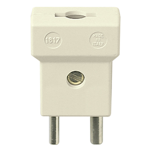Enchufe Polarizado 2P 6A 24V Color Marfil Longitud Surtida 2.6 4 Altura 1.5 - Product Image 1