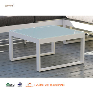 BHR Juego de sofás de jardín multifuncionales Sofá de <span class=keywords><strong>exterior</strong></span> con tumbona Sofá de patio multiusos Muebles de <span class=keywords><strong>exterior</strong></span> de <span class=keywords><strong>aluminio</strong></span> - Product Image 4