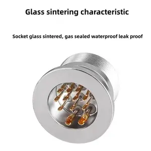 Mặt bích Nhanh chóng gắn kf25/40 niêm phong khí sealaviation plugvacuum Kính thiêu kết kết nối - Product Image 4