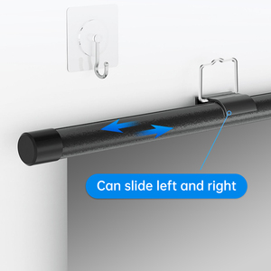Pantalla de Proyección de Video Enrollable Económica de 84 Pulgadas 16:9, Portátil, para Colgar en la Pared, Material ALR Gris - Product Image 3