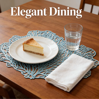 Sets de Table PVC Imperméables Style Classique Forme Irrégulière Antidérapants Pour Mariages et Hôtels MOQ 6 Pièces