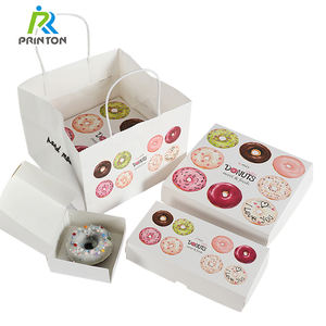 Caja de logotipo personalizado para galletas, embalaje para rosquillas, venta al por mayor - Product Image 1