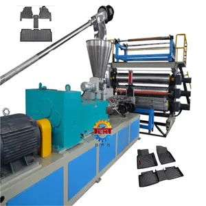 TPR TPE Sheet /plastic anti slip car mat sheet extrusion making machine