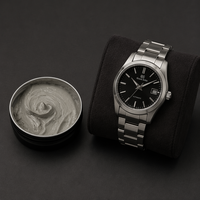 Pâte de polissage pour éliminer les rayures de montre, composé de réparation des rayures fines pour bracelet en acier inoxydable, pot en aluminium personnalisé OEM
