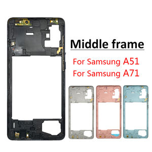 Pièces mobiles en gros boîtier arrière lunette cadre moyen pour Samsung Galaxy A51 A71 coque arrière de téléphone remplacement du cadre moyen - Product Image 2
