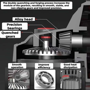 Martillo Rotatorio Inalámbrico de Alta Potencia de 42 V, Martillo Demoledor Eléctrico de 30 mm, Compatible <span class=keywords><strong>con</strong></span> Paquetes de Baterías DeWalt, <span class=keywords><strong>Milwaukee</strong></span> y Makita - Product Image 6