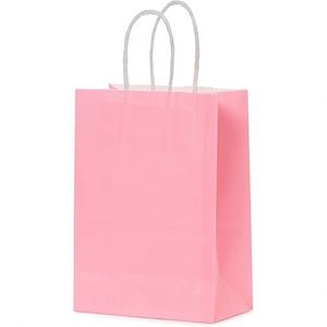 Paper Party Kraft Gift Bags with Handle Small for Christmas Birthday <b>Wedding</b> and Party Celebrations Heavy Duty Paper Bag - Product Image 3
