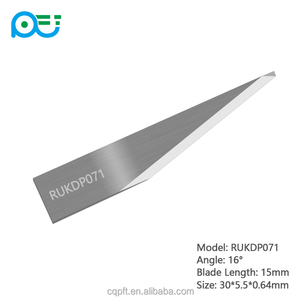 <span class=keywords><strong>Lame</strong></span> <span class=keywords><strong>de</strong></span> couteau vibrante en carbure RUKDP071 pour la découpe <span class=keywords><strong>de</strong></span> papier, <span class=keywords><strong>de</strong></span> plaques et d'autocollants auto-adhésifs - Product Image 2