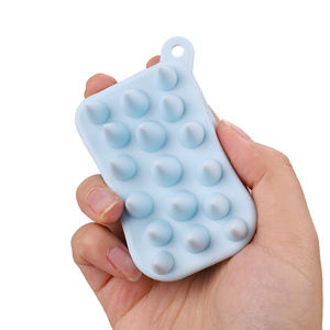 Venta al por mayor de cepillo de champú para el cabello con logotipo personalizado suave de silicona Cuidado del cuero cabelludo masajeador cepillo de pelo con cuerdas - Product Image 6