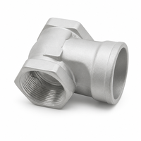 Raccord de tuyauterie fileté en acier inoxydable sur mesure, usinage CNC, moulage par investissement, OEM
