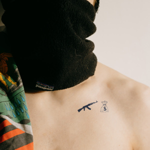 Tatouage semi-permanent hardcore à base de plantes Waterless Street Style AK Rifle & <span class=keywords><strong>Scream</strong></span> Mask, tenue 7 jours, vente en gros - Product Image 3