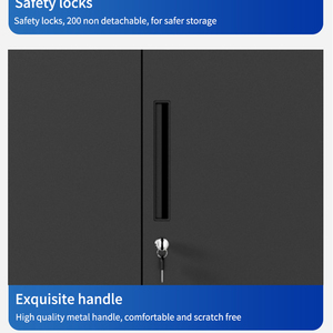 הנמכר ביותר מתכת פלדה משרד ריהוט נייד מילוי ארונות ניידים עם תאי אחסון שקופים - Product Image 4