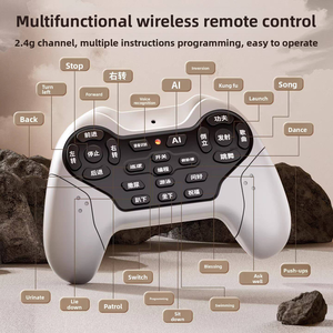 Robot Giocattolo Intelligente Jinming RC con Controllo Vocale, <span class=keywords><strong>Cane</strong></span> Robotico <span class=keywords><strong>Telecomandato</strong></span> Wireless 2.4G - Product Image 5