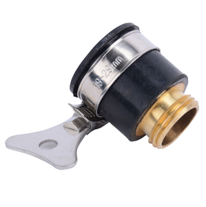 कारखाने प्रत्यक्ष बिक्री जर्मन शैली g1/20k दोहरे उपयोग वाले जल बंदूक कनेक्टर नल स्टील गार्डन के लिए रबर के साथ शुद्ध तांबे को संभालें - Product Image 4