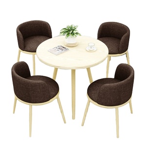 Achetez <span class=keywords><strong>un</strong></span> ensemble de table à manger en bois moderne et simple pour petite maison, table basse avec pieds en bois, mesas <span class=keywords><strong>e</strong></span> cadeiras, tables et chaises - Product Image 4