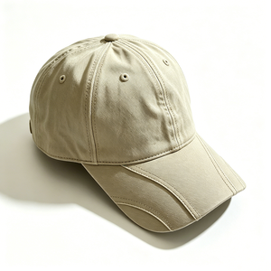 Plain <b>Light</b> Khaki Unbranded Dad <b>Hat</b> OEM Puff Printing Logo Soft Washed Cotton Common Casual Sports Dad Cap for Men Women Outdoor - Product Image 5