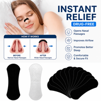 50 Bandes Nasales Anti-Ronflement, Soulagement Instantané du Ronflement et Meilleure Respiration, Patchs d'Aide au Sommeil de Qualité Médicale
