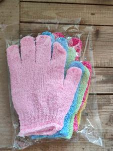 Guantes Exfoliantes Corporales de Nylon de Cinco Dedos ZUQA, Naturales y Simples, para una Limpieza Profunda, Uso Adulto, Origen CN;ZHE, Venta al Por Mayor - Product Image 5