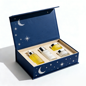 Boîtes cadeaux personnalisées d'usine avec fermeture <span class=keywords><strong>magnétique</strong></span>, boîte rigide en carton pliable de qualité supérieure pour l'emballage de crèmes et d'essences de soin de la peau - Product Image 1