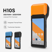 H10S 3 ГБ ОЗУ 32 ГБ ПЗУ Android 13 5,5-дюймовый GMS Bluetooth POS-терминал, портативный мобильный терминал с бесплатным SDK для розничной торговли и доставки еды