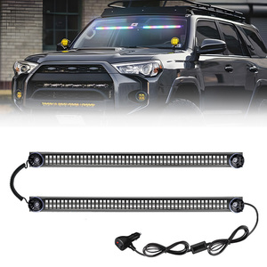 Yosovlight nuova auto luci LED Bar colorato parabrezza striscia di avvertimento per anteriore posteriore compatibile con Golf Versa Tiida modelli - Product Image 2