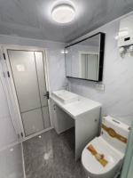 Maison mobile modulaire préfabriquée de taille personnalisée Maison en bois avec conteneur extensible et mobilier en acier