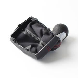 Poignée de levier de vitesse en cuir 5/6 vitesses ergonomique pour Audi A4 - Product Image 5
