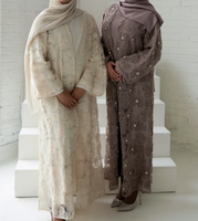 Robe musulmane YKA038 pour femmes, vêtements islamiques, hijabs, vêtements traditionnels de haute qualité, broderies en filet, paillettes, dentelle, exquise et magnifique