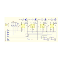 Kit DIY Responder Kuis 4 Orang, Papan Sirkuit Latihan Penyolderan Buzzer Kuis, Modul Eksperimen Pengajaran Elektronik