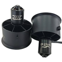 Moteur de drone miniature SHAOFXD 64mm à aimant permanent sans balais, étanche IP54, à montage sur pied, 2222 3500KV, 12 pales, cadre 28.4, IE2