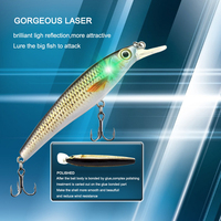 Elektronischer Vibrations- und Mechanischer Vibrations-Jerkbait mit LED-Blinklicht Attraktiver Köder Angelköder