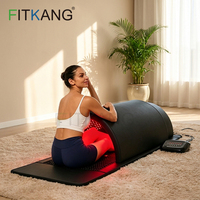 Dôme de sauna à infrarouge Fitkang avec thérapie par lumière rouge LED 660nm 850nm PEMF 5 en 1 à faible EMF en fibre de carbone pour spa à domicile et club de fitness
