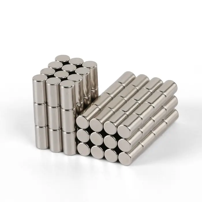 Magnet NdFeB N42 Silinder Bulat Kuat Magnet Panel Surya Bentuk Kustom