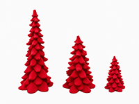 Figurines en résine floquées en velours ODM, style moderne, pour arbre de Noël, statue décorative pour salon, bureau, fête, artisanat de table, vente en gros