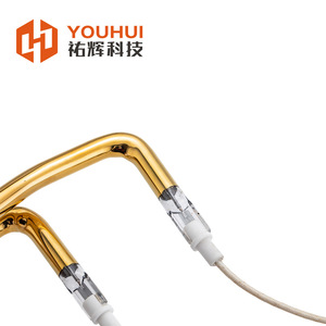 Youhui Infrared <b>Heating</b> Lamp <b>Tube</b> 8-14mm Gold Plated For Plastic Welding Accessories - Product Image 4