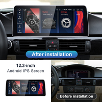 STWEI 2025 Nuevo Sistema Android UI ID6 ID7 ID8 de 12.3 Pulgadas con Carplay Inalámbrico AUTO para BMW Serie 3 E90 E91 Serie 5 E60 E61 Reproductor de Video para Auto
