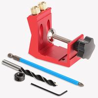 MRY Outils électriques Kit d'outils de localisation de perçage pour le travail du bois Gabarit de trou de poche Agujero De Bolsillo Gabarit de trou de poche