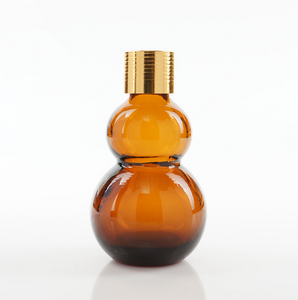 Double-Gourd Massage Roller <strong>Bottles</strong> Brown Glass Light Blocking <strong>Roll</strong> <strong>on</strong> <strong>Bottles</strong> Essential Oil Serum Rollers Perfume <strong>Bottles</strong> - Product Image 2