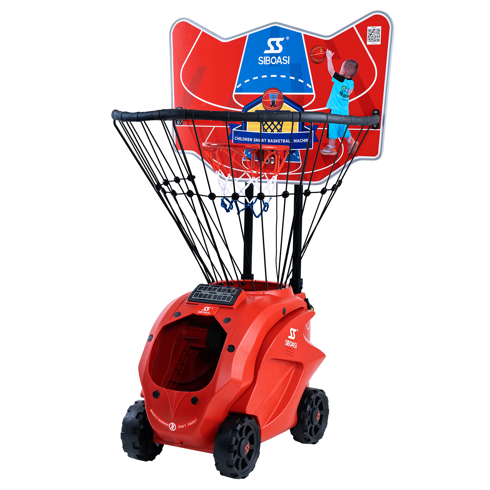 SIBOASI Demi2 Intelligentes Basketball-Trainingsgerät für Kinder mit Automatischem Rückprall Langlebiges Design Nr. 4 Ball****^^^^ https://www.siboasi.com