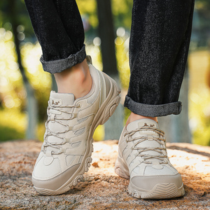 Chaussures de randonnée en plein air pour hommes, antidérapantes, absorbant les chocs, chaussures basses, plates, respirantes, à semelles épaisses, chaussures de sport décontractées pour hommes - Product Image 6