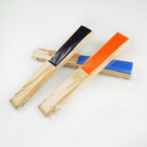 Abanico de Mano de Madera Lisa Personalizado de 23 cm con Logotipo, Artesanía de Bambú para Hombres y Mujeres - Product Image 6