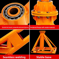 Nouvelle mini-grue métallique de 500 kg, grue à flèche, élingue à câble métallique, rotation à 360 degrés, télécommande, palan électrique, utilisation en extérieur