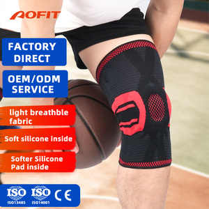 <span class=keywords><strong>Rodillera</strong></span> de Soporte <span class=keywords><strong>para</strong></span> Baloncesto Aofit con Doble Estabilizador de Silicona de Alta Elasticidad <span class=keywords><strong>para</strong></span> el Ligamento Rotuliano - Product Image 1