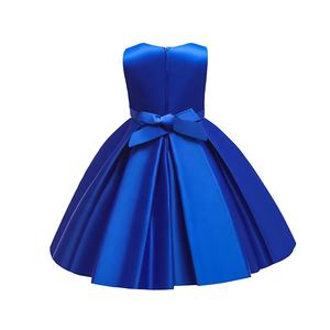 Nouvelle Collection Robe de Soirée pour Bébé Fille en Satin, Vente en Gros, Robe de Mariage pour Enfants, Modèle Boutique à Fleurs - Product Image 4