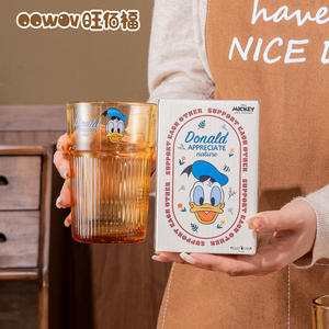 Vaso de Vidrio de 360 ml de la Serie Mickey de Disney, <span class=keywords><strong>Taza</strong></span> para Agua, Café y Leche, para Oficina, Hogar, Regalos y Té de la Tarde - Product Image 4