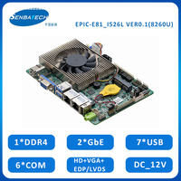 Placa X86 Placa BASE DE Cpu integrada, placa base de controlador Industrial integrada, placa base
