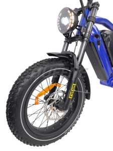Bicicleta Eléctrica Todoterreno de Alta Velocidad con Doble Batería de 72V y Neumáticos Anchos para Venta al Por Mayor - Product Image 2